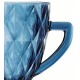 Jarra 1 Litro Diamante Azul 20cm Altura 14cm Diâmetro